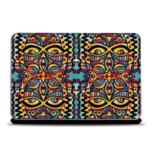 many faced Laptop Skins