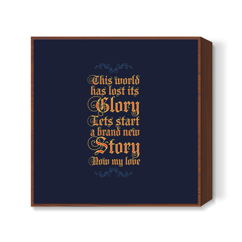 A new story Square Art Prints