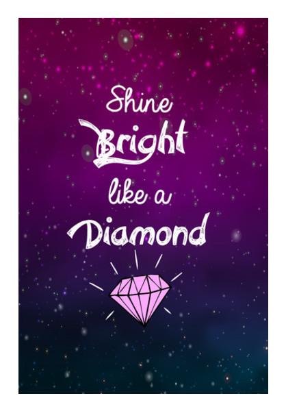 PosterGully Specials, SHINE BRIGHT LIKE A DIAMOND Wall Art
