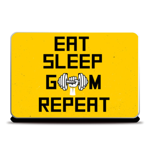 EAT SLEEP GYM REPEAT Laptop Skins