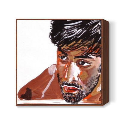 Bollywood superstar Ranbir Kapoor can intrigue and entertain with his versatility Square Art Prints