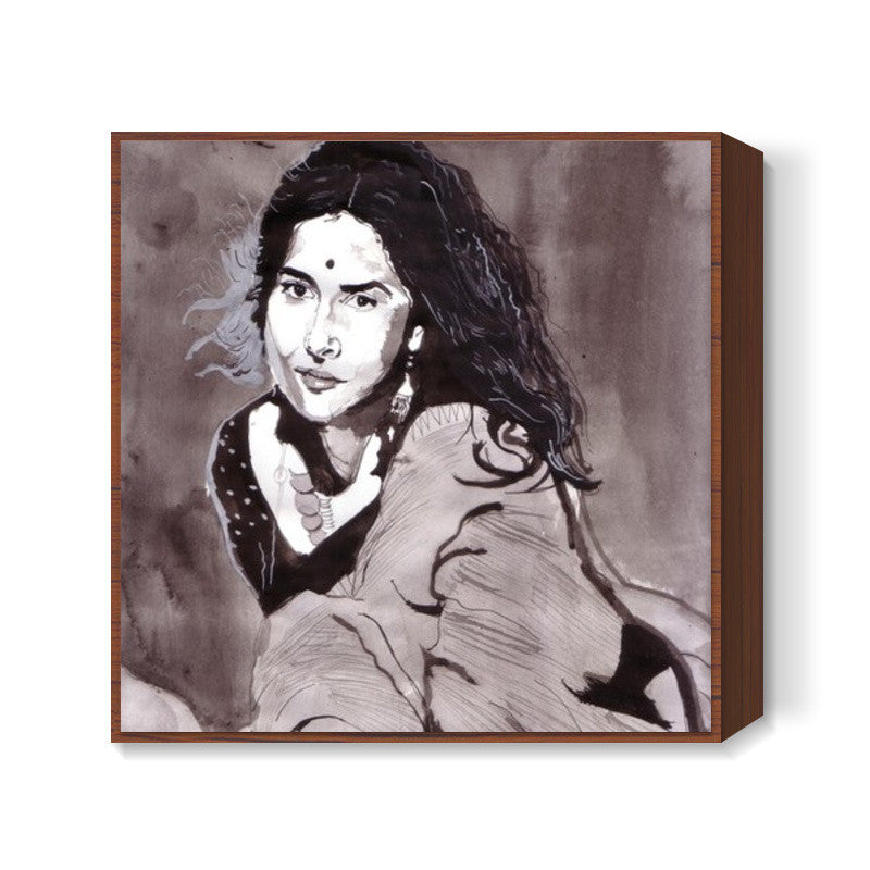 Vidya Balan has carved a niche of her own in Bollywood Square Art Prints