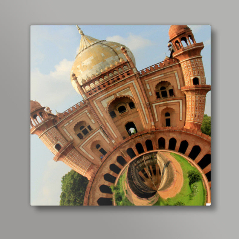 Tomb Of Safdarjung, Delhi Square Art Prints