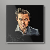 Johnny Depp||Leonardo Di Caprio Digital Painting Square Art Prints
