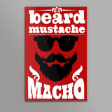 Beard + Mustachhe Wall Art