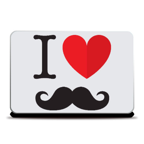 Laptop Skins, Moustache Love