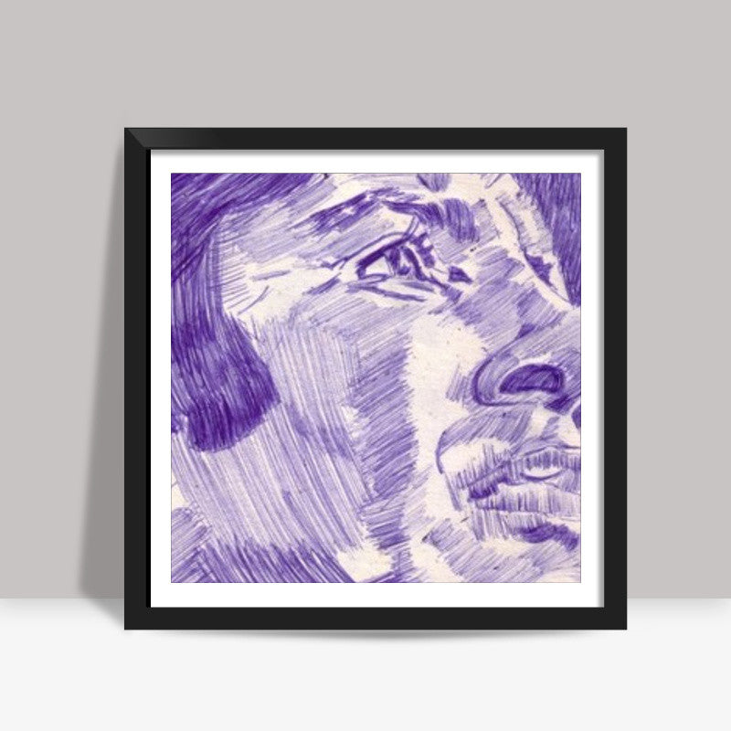 Bollywood superstar Amitabh Bachchan has his eyes set on the long run Square Art Prints