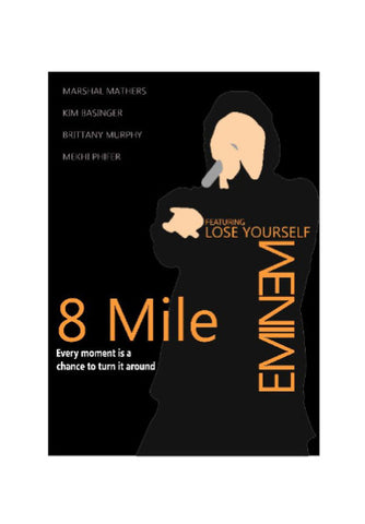 Wall Art, 8 Mile movie poster, - PosterGully