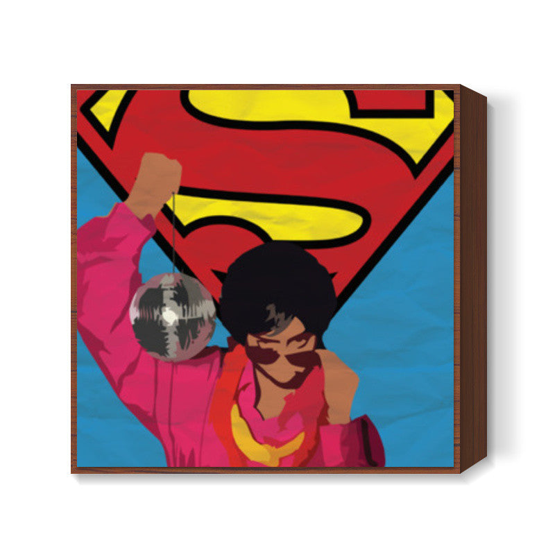 SUPERWOMAN-LILY SINGH Square Art Prints