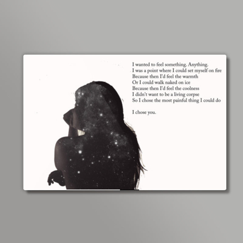 I Chose You Wall Art