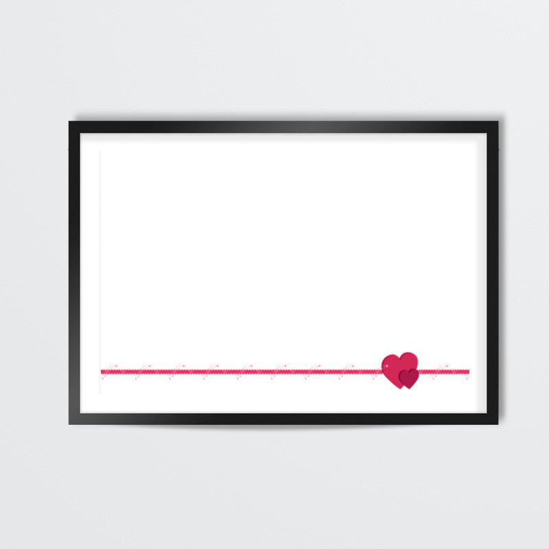 Feel My Love (white) Wall Art