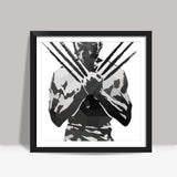 Low Poly Wolverine Art Print