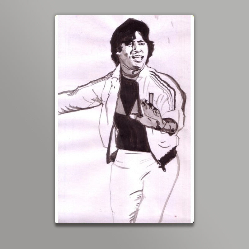 Bollywood superstar Amitabh Bachchan dances to the varied tunes of life Wall Art