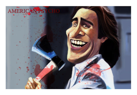 American Psycho | Caricature Wall Art