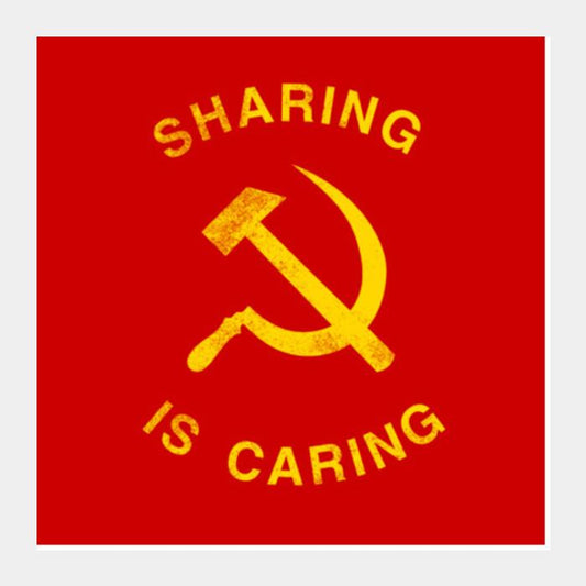 Sharing Is Caring Square Art Prints PosterGully Specials