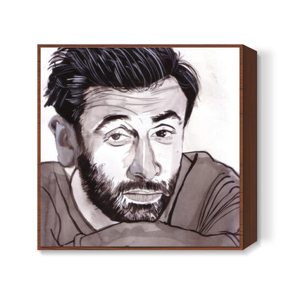 Ranbir Kapoor has the right attitude to make it big Square Art Prints