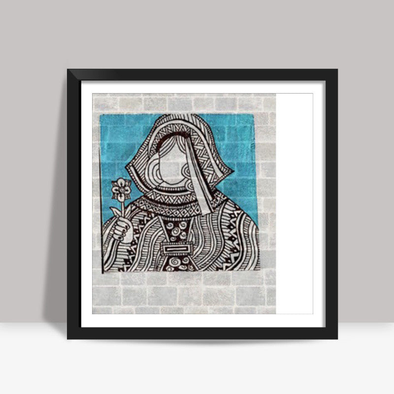 roi et reine Square Art Prints