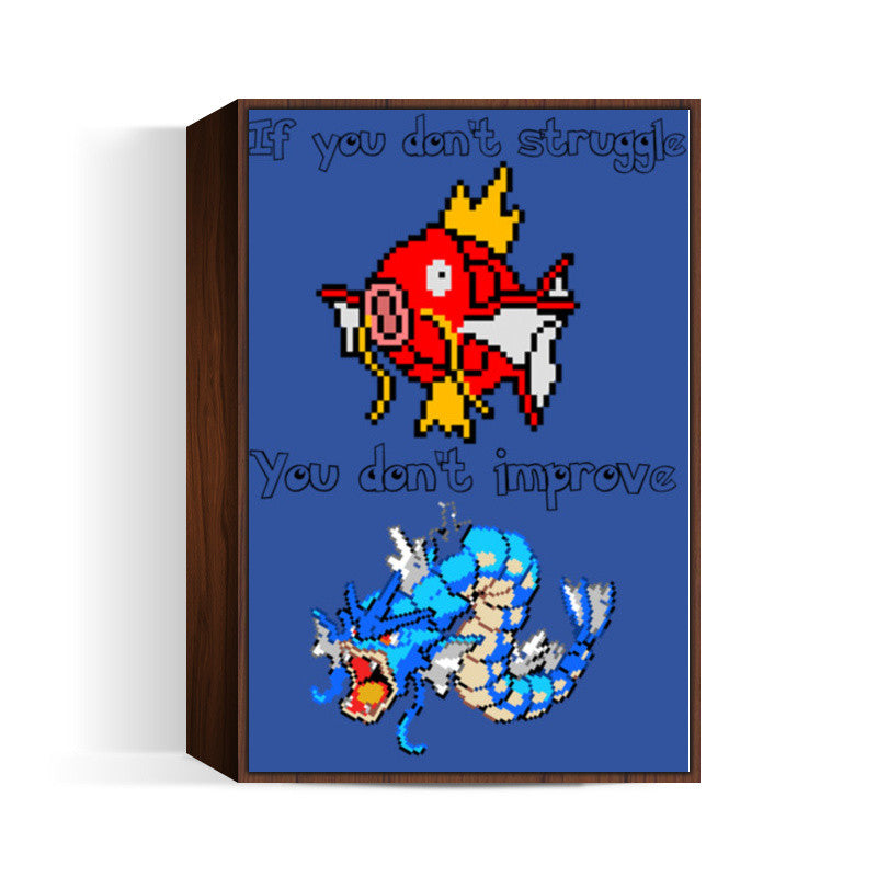 Pokemon Magikarp-Gyarados Wall Art