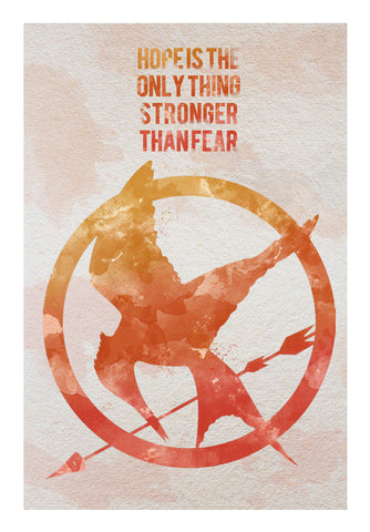 The Hunger Games quotes Wall Art