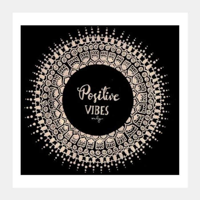 mandala gyaan Square Art Prints