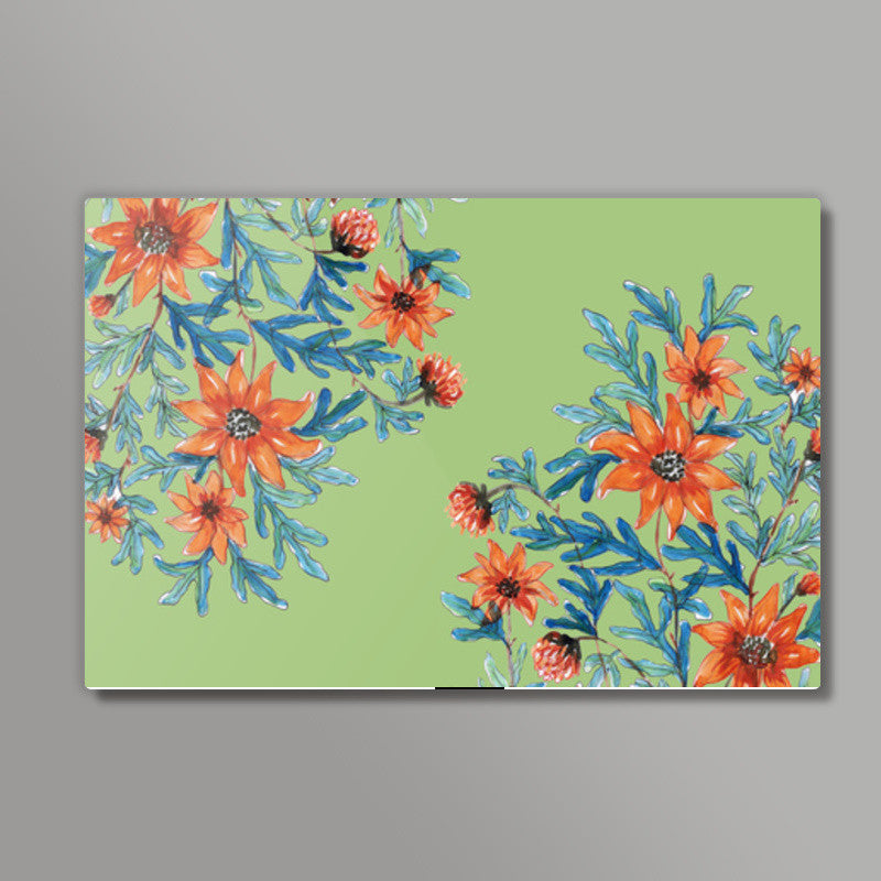 Beautiful Blooming Flowers Spring Decor Wall Art