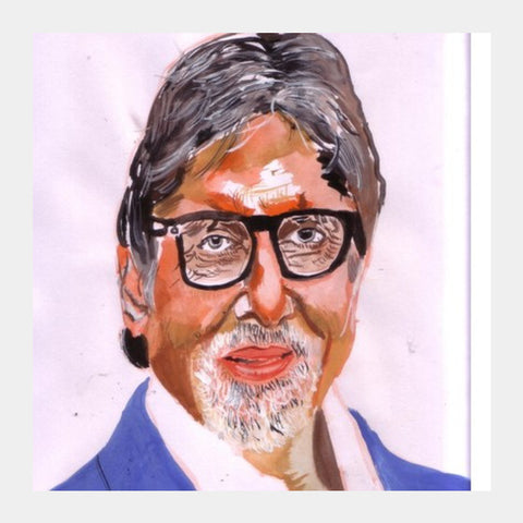Square Art Prints, Amitabh Bachchan or Big B only gets better with age Square Art Prints