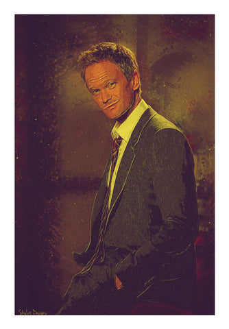 Barney How I Met Your Mother Painting Wall Art