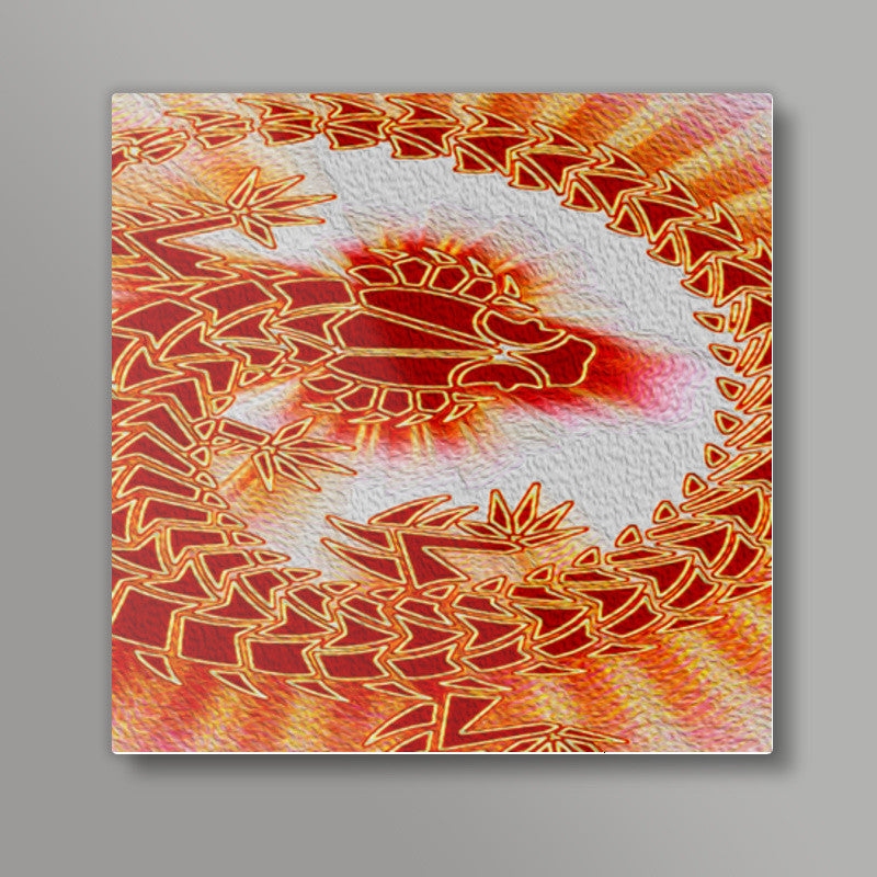 Lizard on the Wall Square Art Prints