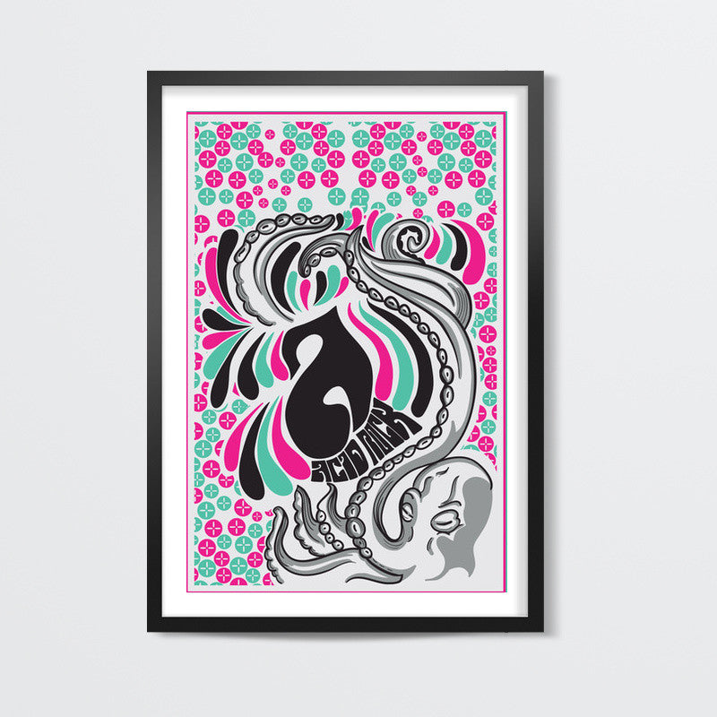A for Acid Rock Wall Art