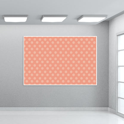 Peach Dots Wall Art