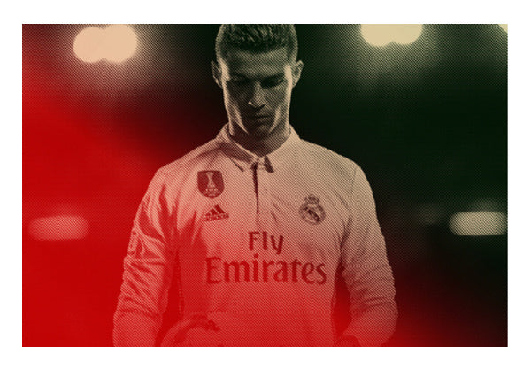 Cristiano Ronaldo | #Footballfan Wall Art