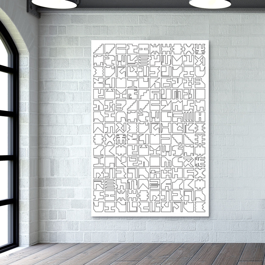 Printed Pixels Wall Art
