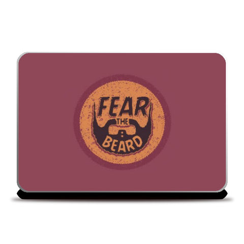 Laptop Skins, Buy Fear The Beard Printed Designer Laptop Skin Online | ChooseyArt, - PosterGully