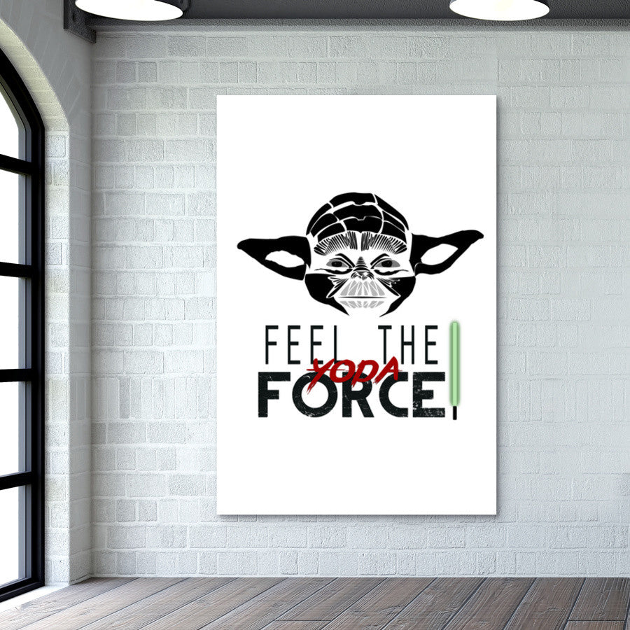 Yoda Feel The Force Wall Art