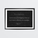 The Fault in our stars QUOTE Wall Art
