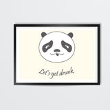Drunk Panda Wall Art
