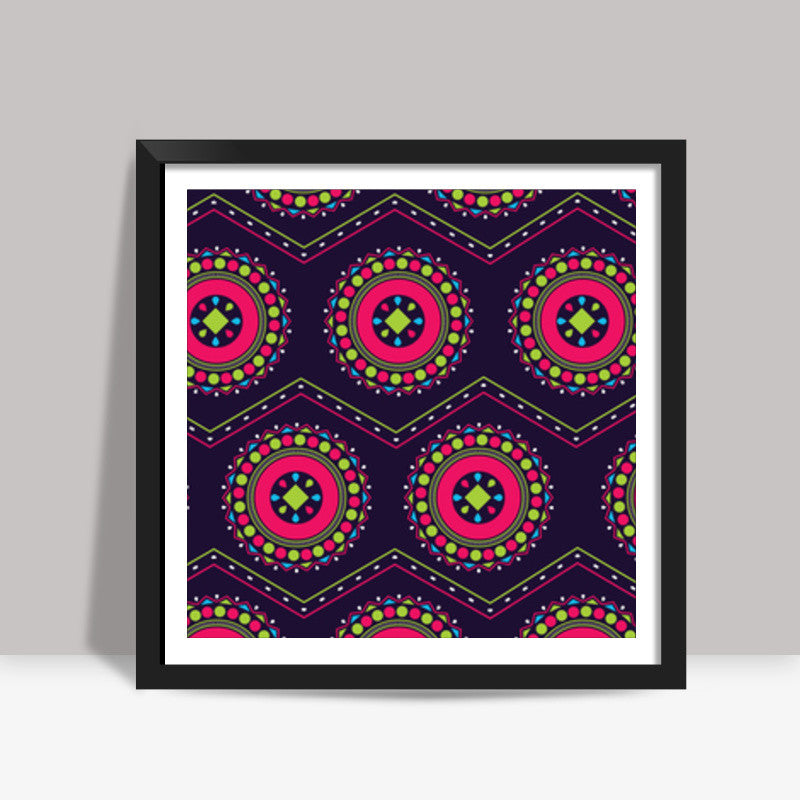 Traditional Patterns Square Art Prints