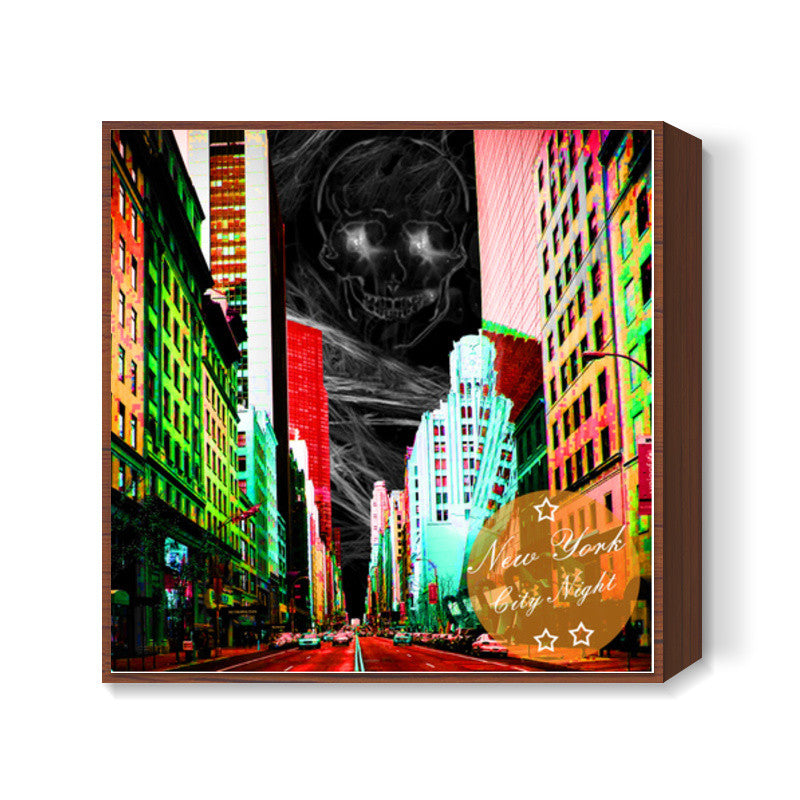 City Night Square Art Prints