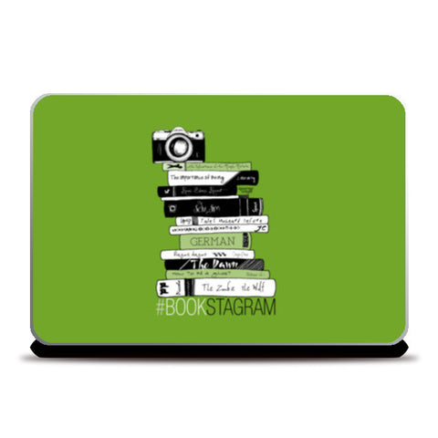 Bookstagram (Green) Laptop Skins