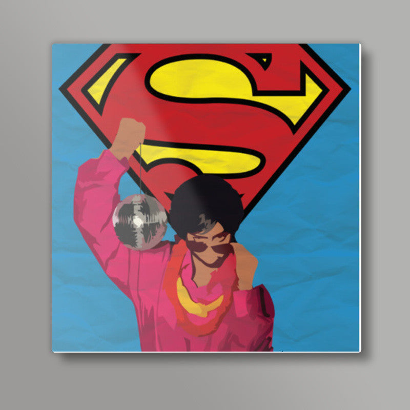 SUPERWOMAN-LILY SINGH Square Art Prints