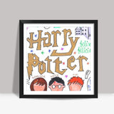 Harry Potter Doodle Square Art Prints