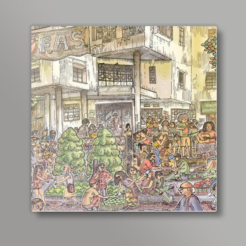 Jadavpur University  Square Art Prints