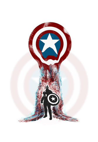Captain America RicoChet Wall Art