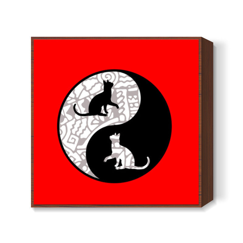 CatLove Zenscrawl Square Art Prints