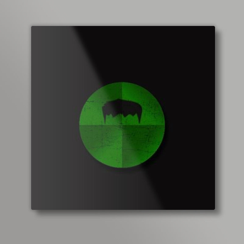 Hulk paper Square Art | Alok kumar