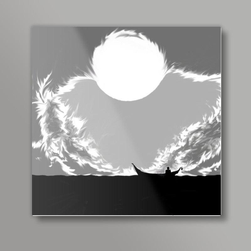 moonscape Square Art Prints