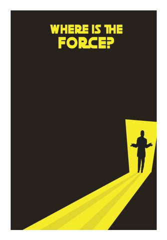 PosterGully Specials, Where Is The Force?  | Star Wars Wall Art