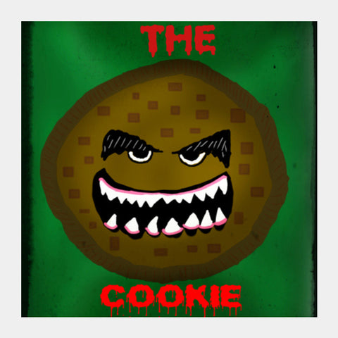 Square Art Prints, BEWARE OF THE COOKIE MONSTER Square Art Prints