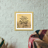 Lord of the rings middle earth frodo sam qoute Premium Square Italian Wooden Frames