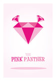 Wall Art, Pink Panther Minimal Wall Art